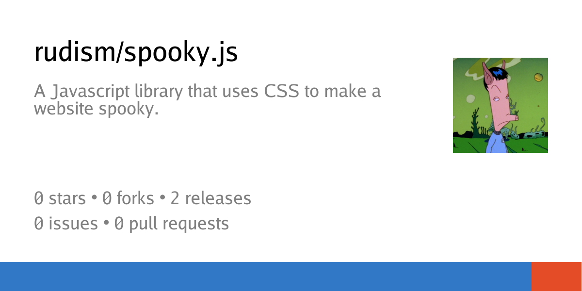 rudism/spooky.js: A Javascript library that uses CSS to make a website ...